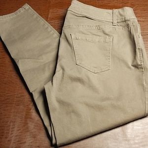 Lane Bryant Genius Fit Women's Size 16 Jeans / Pants - Tan Light Brown